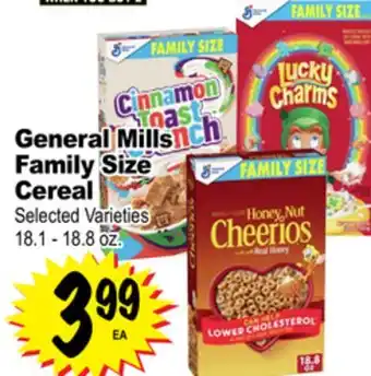 Superior Grocers General mills family size cereal offer