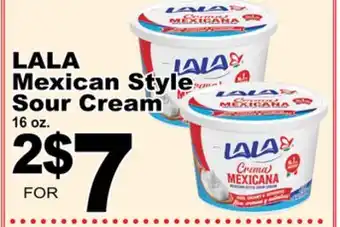 Superior Grocers Lala mexican style sour cream offer