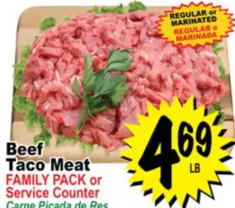 Superior Grocers Beef taco meat offer