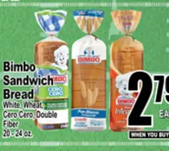 Superior Grocers Bimbo sandwich bread offer