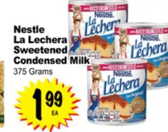 Superior Grocers Nestle la lechera sweetened condensed milk offer