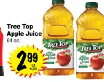Superior Grocers Tree top apple juice offer