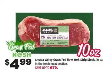 Grocery Outlet Amada valley grass fed new york strip steak offer