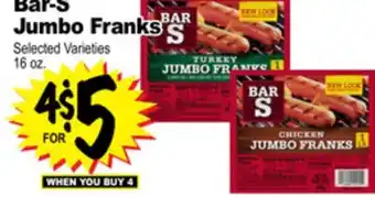 Superior Grocers Bar-s jumbo franks offer