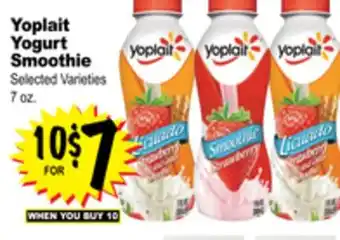 Superior Grocers Yoplait yogurt smoothie offer