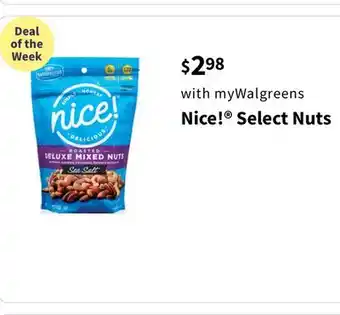 Walgreens Nice! select nuts offer