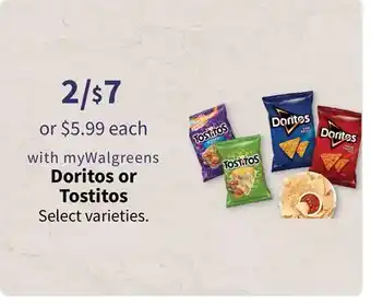 Walgreens Doritos or tostitos offer