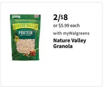 Walgreens Nature valley granola offer