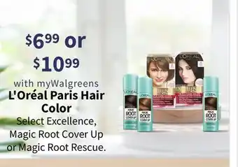 Walgreens L'oréal paris hair color offer