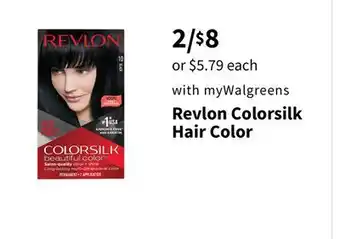 Walgreens Revlon colorsilk hair color offer