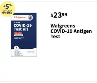 Walgreens Walgreens covid-19 antigen test offer