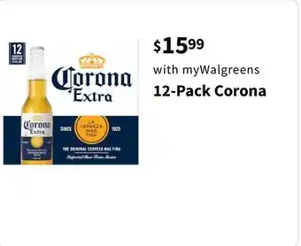 Walgreens 12-pack corona offer