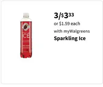 Walgreens Sparkling ice offer