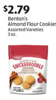 Aldi Benton's almond flour cookies offer