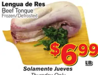 El Super Fresh Beef tongue offer