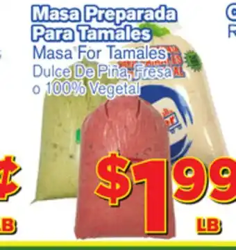 El Super Fresh Masa for tamales offer