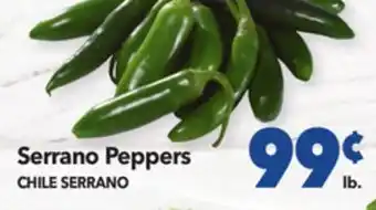 Vallarta Supermarkets Serrano peppers/chile serrano offer