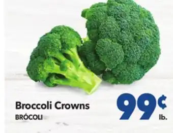 Vallarta Supermarkets Broccoli crowns/brócoli offer