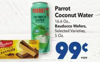 Vallarta Supermarkets Parrot coconut water offer