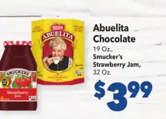 Vallarta Supermarkets Abuelita chocolate offer