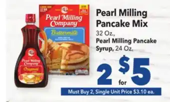 Vallarta Supermarkets Pearl milling pancake mix offer