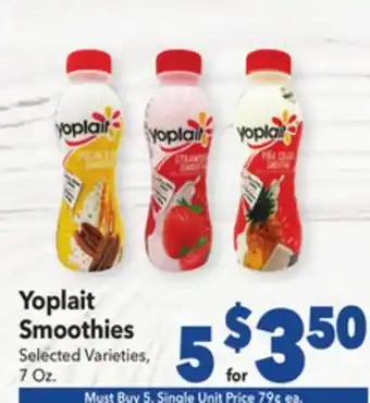 Vallarta Supermarkets Yoplait smoothies offer