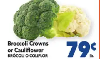 Vallarta Supermarkets Broccoli crowns or cauliflower offer