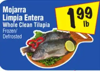 El Super Whole clean tilapia offer