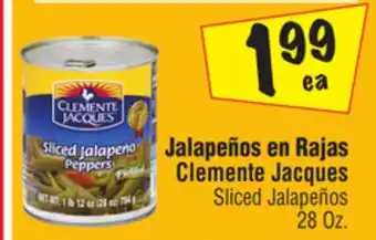 El Super Clemente jacques sliced jalapeños offer