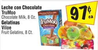 El Super Trumoo chocolate milk, 8 oz., viloe fruit gelatins, 8 ct offer