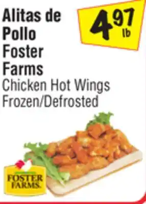 El Super Foster farms chicken hot wings offer