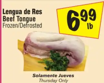 El Super Beef tongue offer