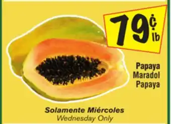 El Super Maradol papaya offer