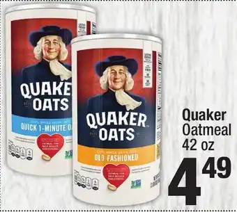 Super King Markets Quaker oatmeal offer