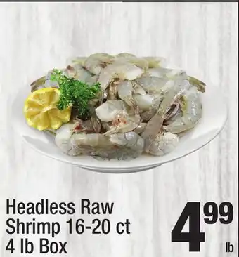 Super King Markets Headless raw shrimp offer