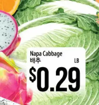 Hmart Napa cabbage offer