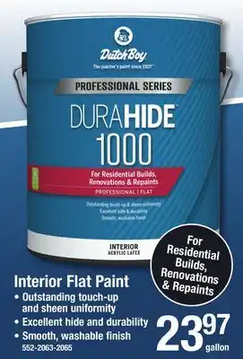 Menards Interior flat paint offer