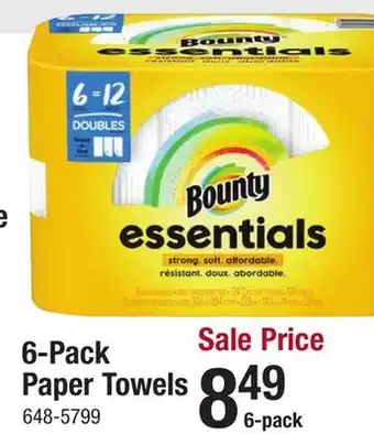 Menards 6-pack paper towels offer