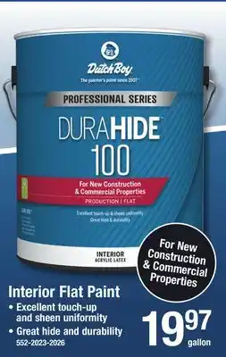 Menards Interior flat paint offer