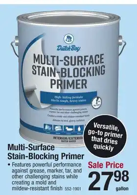 Menards Multi-surface stain-blocking primer offer