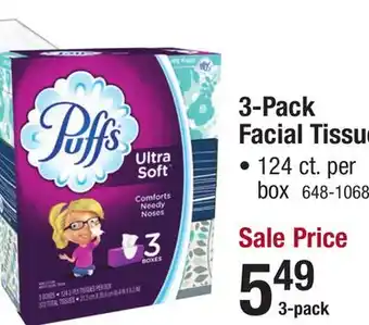 Menards 3-pack facial tissue offer