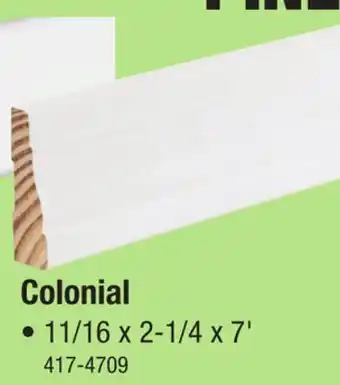 Menards Colonial offer