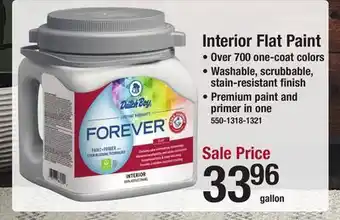 Menards Interior flat paint offer