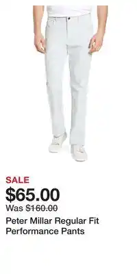Nordstrom Peter millar regular fit performance pants offer