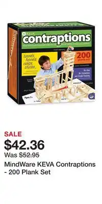 Kohl's Mindware keva contraptions - 200 plank set offer