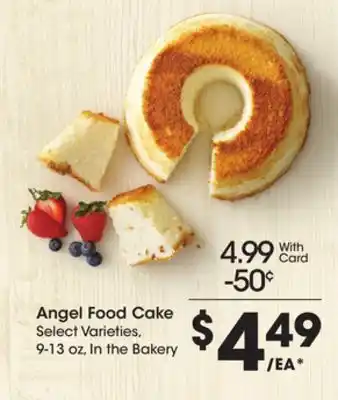 Kroger Angel food cake offer