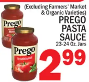 C Town Prego pasta sauce offer