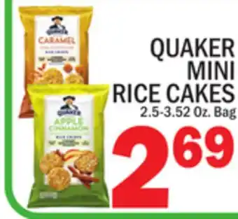 C Town Quaker mini rice cakes offer