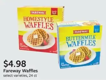 Fareway Fareway Waffles offer