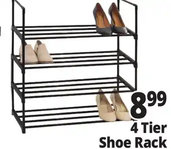Ocean State Job Lot 4-tier shoe rack offer
